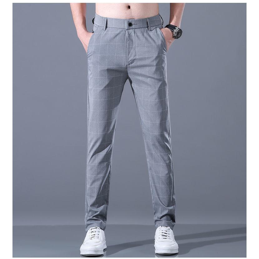 ゴルフパンツ チェック柄 格子柄 パンツ メンズ 2021夏 スラックス