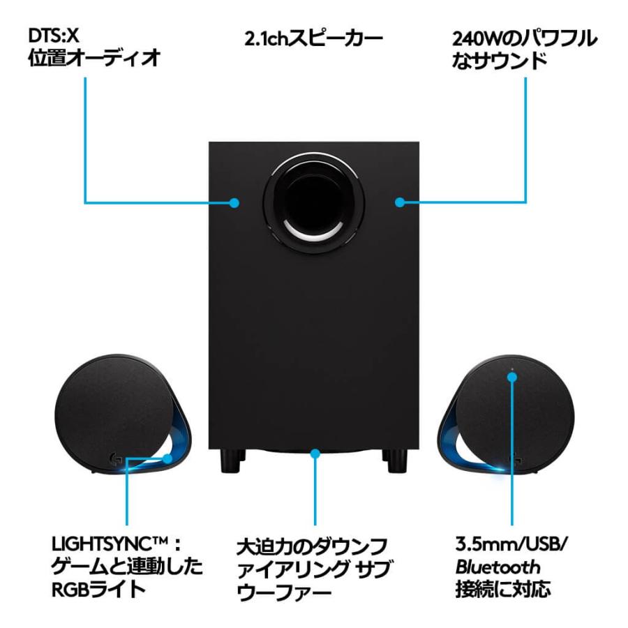 ロジクールG スピーカー Logicool G ゲーミングスピーカー G560a 2.1ch