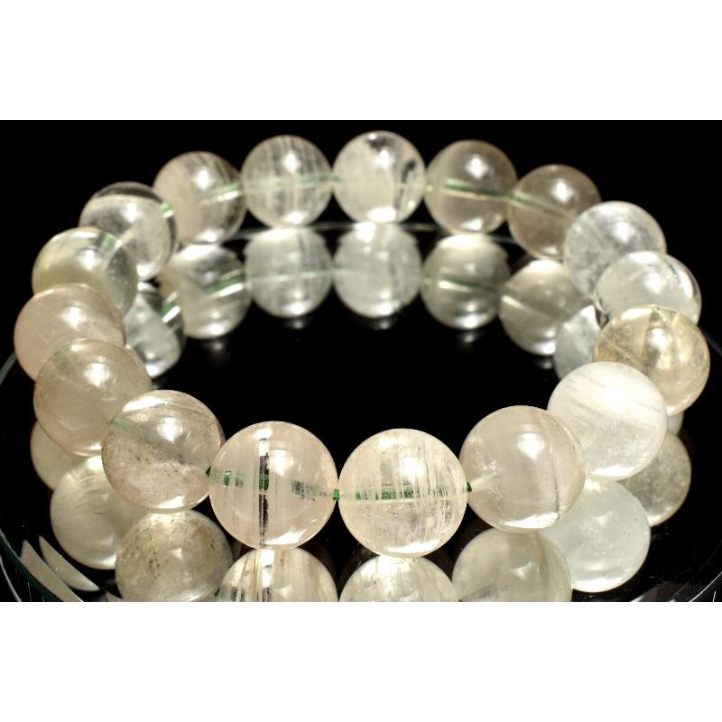 1点物】マルチカラー◇千層レイヤー ガーデンクォーツ 12.5mm