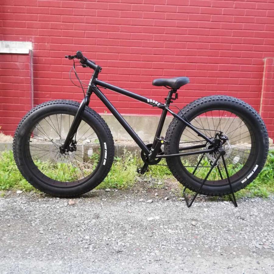 自転車 26BRONX-TRX マットブラック×ブラックリム ブロンクス ファット