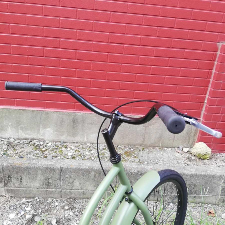 自転車 RAINBOW 26TYPE-X-Stretch アーミーグリーン×ブラックリム