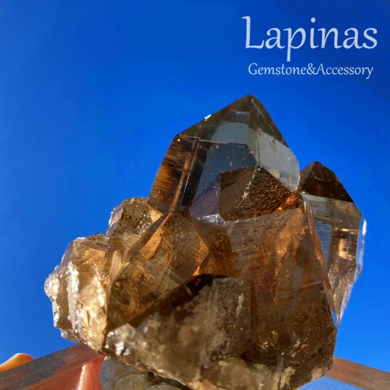 天然石 パワーストーン 水晶 鑑別書付き 天然クォーツ スモーキー