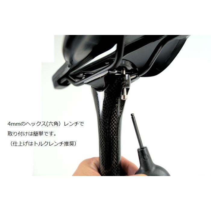 シートポスト 超軽量175g ゼロオフセット カーボンシートポスト27.2mm