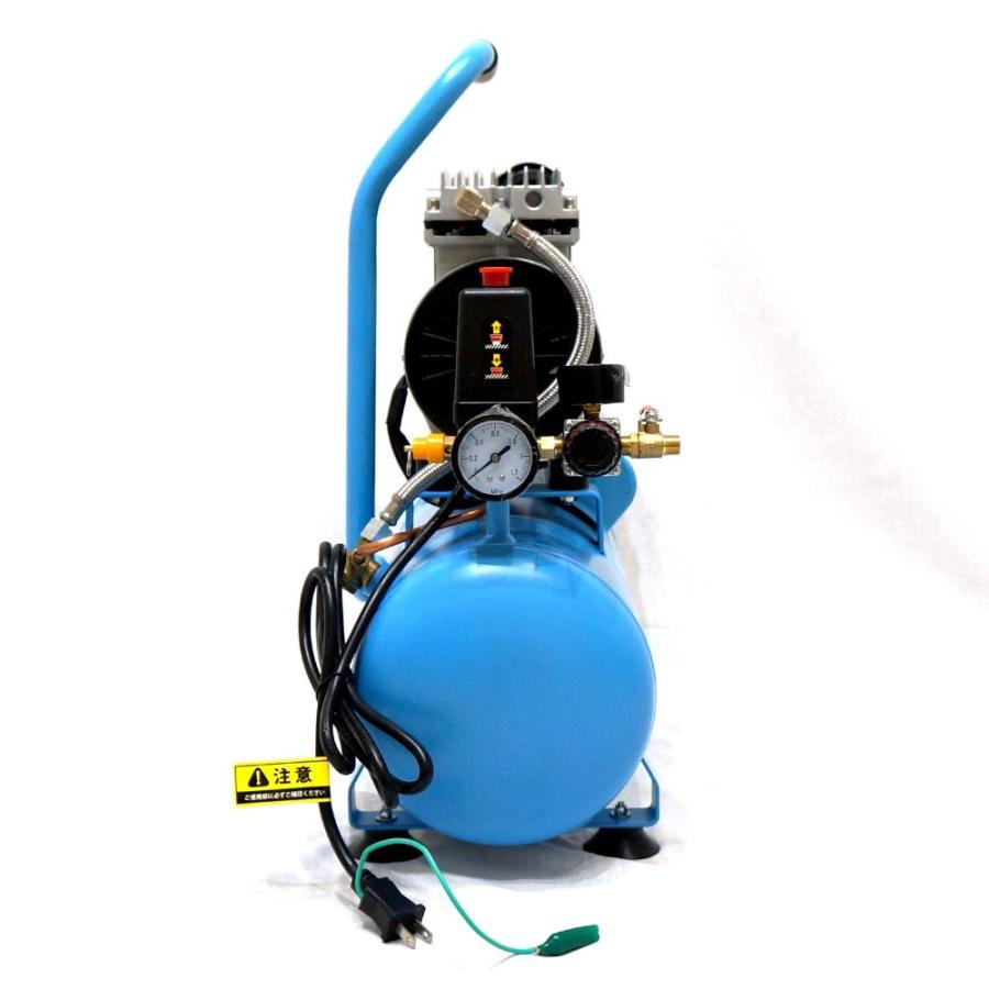 オイルレス エアーコンプレッサー 100V 12L 静音 家庭用 業務用 兼用