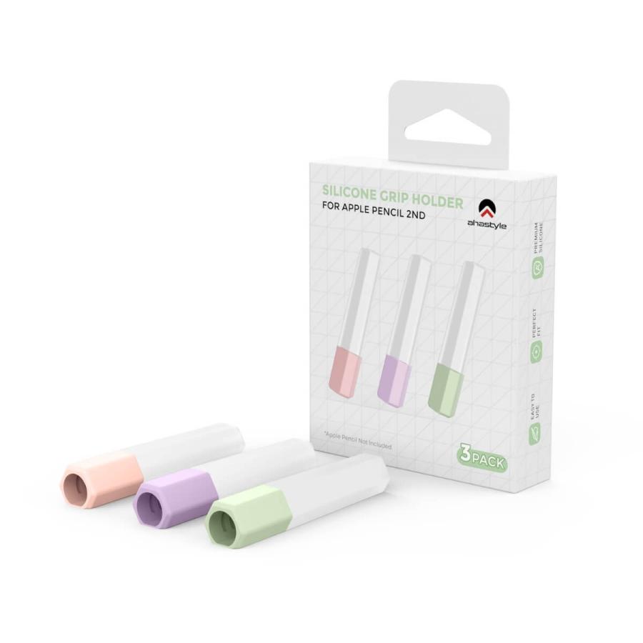 AHAStyle Apple Pencil Pro 第二世代 グリップ 3個セット 滑り止め