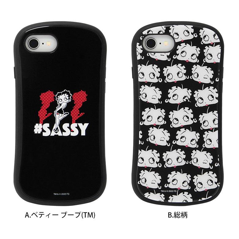 iPhone SE ケース 第2世代 第3世代 ベティ・ブープ ガラス iPhone8
