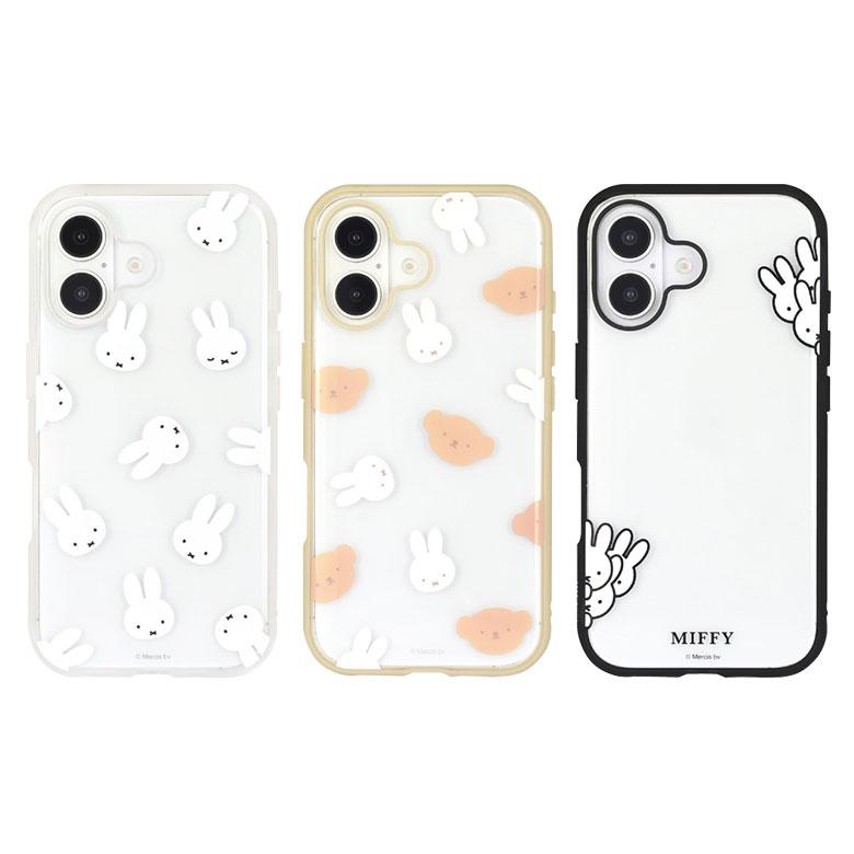 iPhone16 ケース クリア ミッフィー IIIIfit Clear 透明 iPhone 16