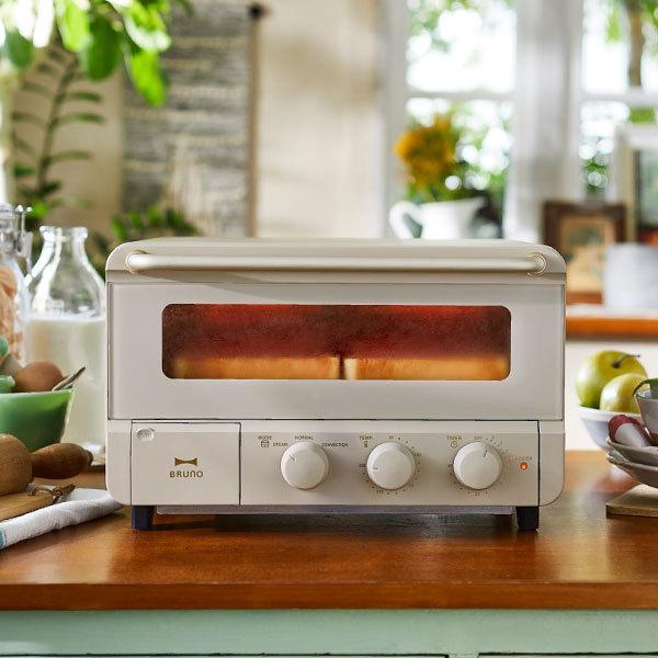 BRUNO（ブルーノ） トースター 4枚 スチーム オーブン おしゃれ