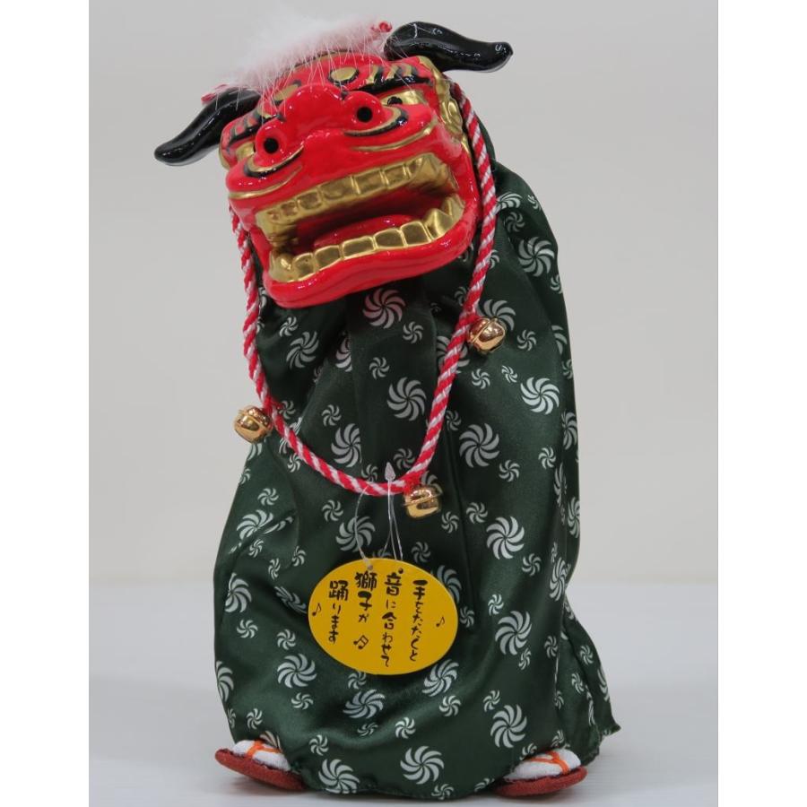 踊る獅子舞M P-9900-MR-MGR 選べるカラー 2色 グリーン(緑)、レッド(赤