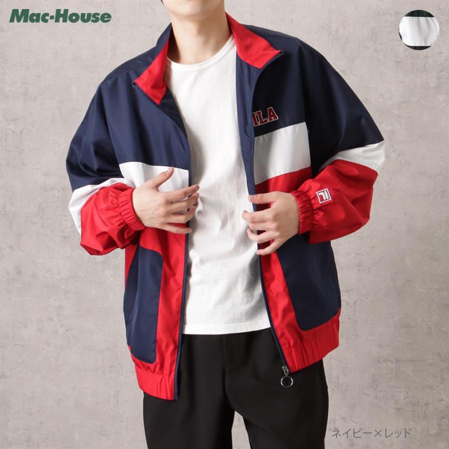 FILA（フィラ） トラックジャケット メンズ ビックシルエット ジップ
