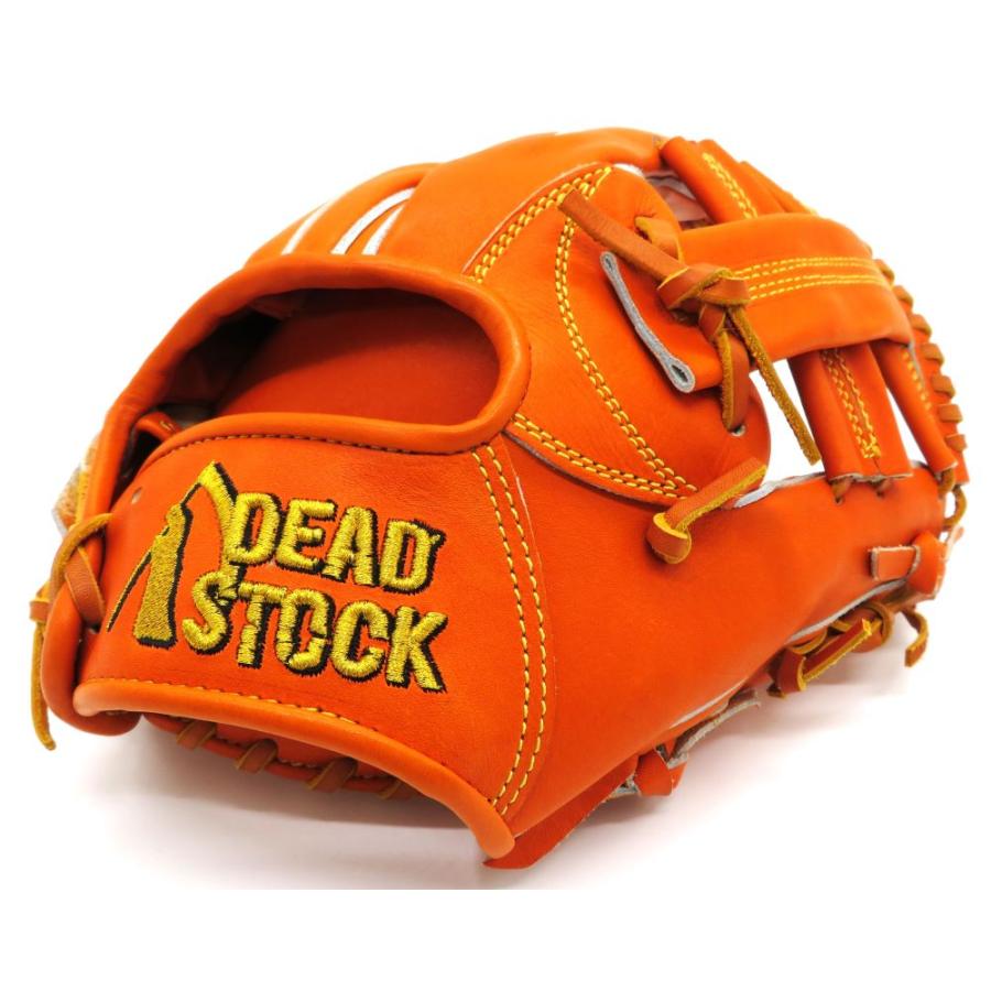 硬式グラブ DEADSTOCK デッドストック 内野手用 クロスウェブ ゴールド