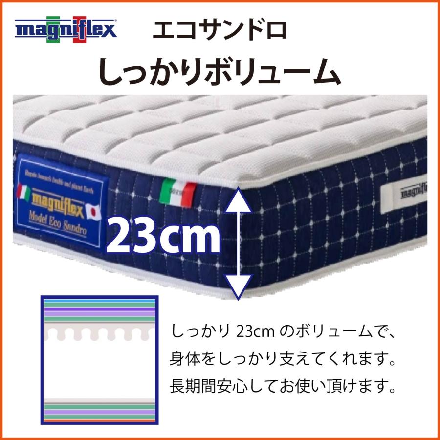 magniflex（マニフレックス） マットレス ダブル 高反発 エコサンドロ