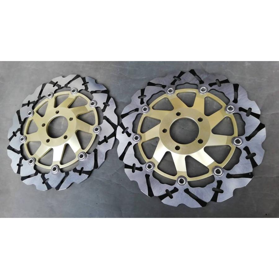 Arashi製フロント用ブレーキディスク052金色 ゼファー1100RS ZRX1200S