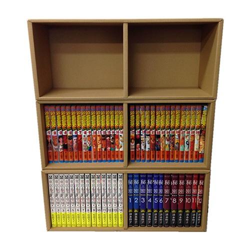 新品 / コミックス収納用ダンボール本棚2個SET [新書/B6判用] : 漫画