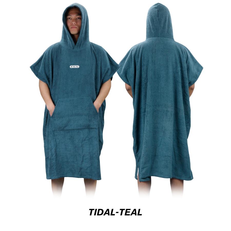FCS お着替えポンチョ サウナポンチョ タオル コットン エフシーエス