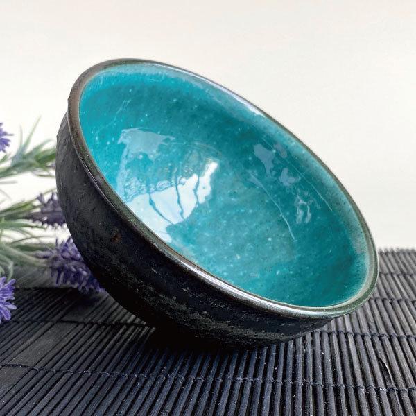 抹茶碗 おしゃれ 美濃焼 和食器 エメラルドグリーン トルコブルー 茶器