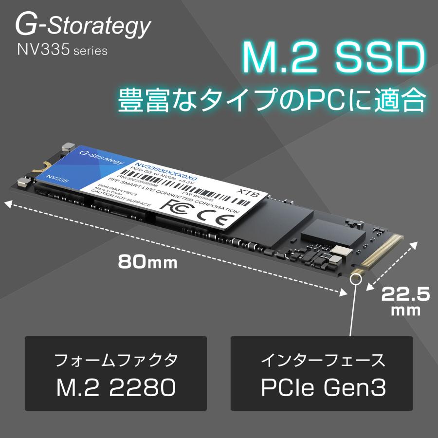 SSD 2TB 内蔵 M.2 TLC NAND 増設 読み取り3418MB/s 書き込み3075MB/s