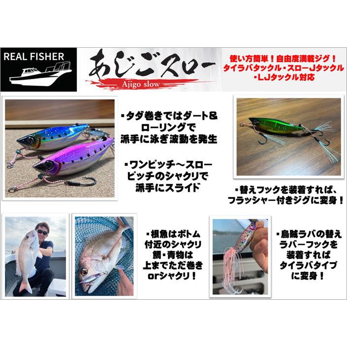 REAL FISHER（リアルフィッシャー） あじごスロー 100g アジゴスロー