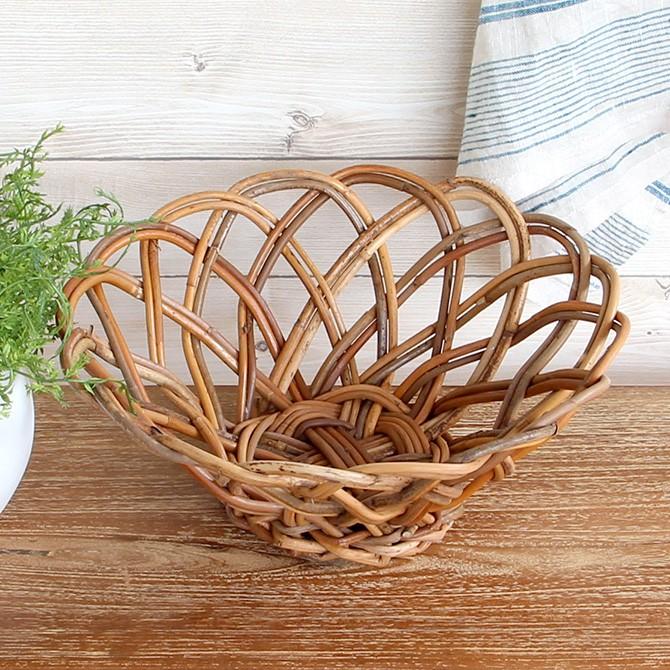 アラログ丸かご SS ※アラログ ラタン フィリピン かご バスケット 籐製