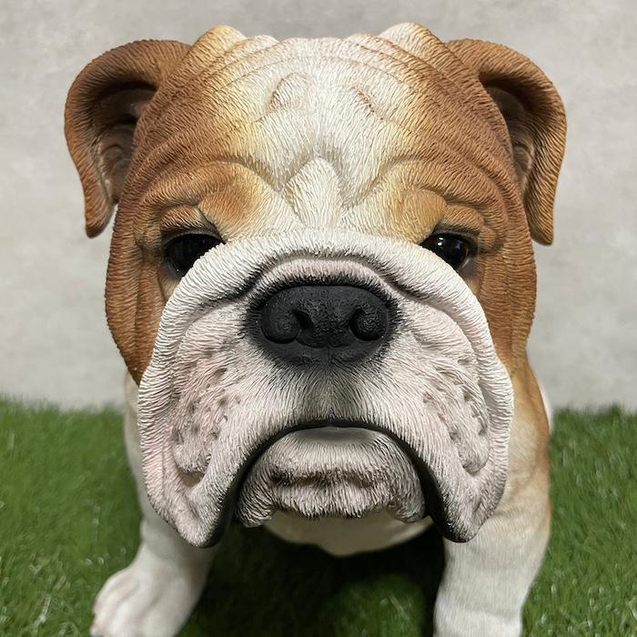 置物 犬 動物 ブルドッグ グッズ 高さ36.5cm woobia おしゃれ 大きい