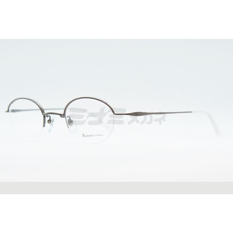 Zparts メガネ Z-108 Col.BRIP ハーフリム ナイロール 半リム 芸能人