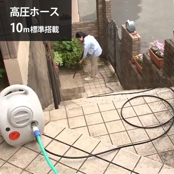 工進（KOSHIN） 36V充電式 高圧洗浄機 SJC-3625＋3m給水ホースセット