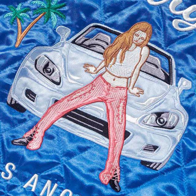 XLARGE（エクストラ ラージ） リバーシブルフラッグ GAL スーベニア