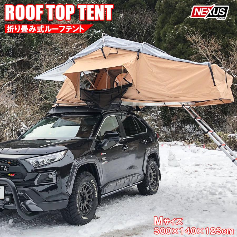 ルーフテント ルーフトップテント Mサイズ 車上 車中泊グッズ キャンプ