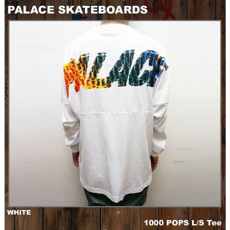 PALACE SKATEBOARDS パレス Tシャツ 1000 POPS L/S Tee ロンT ホワイト