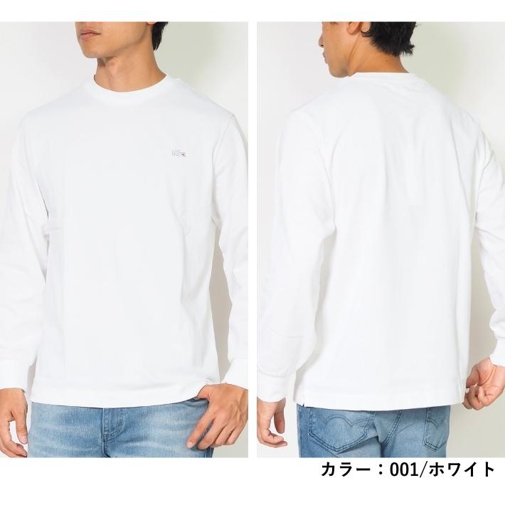 LACOSTE（ラコステ） ロンT 長袖 クルーネック ワンポイント 無地