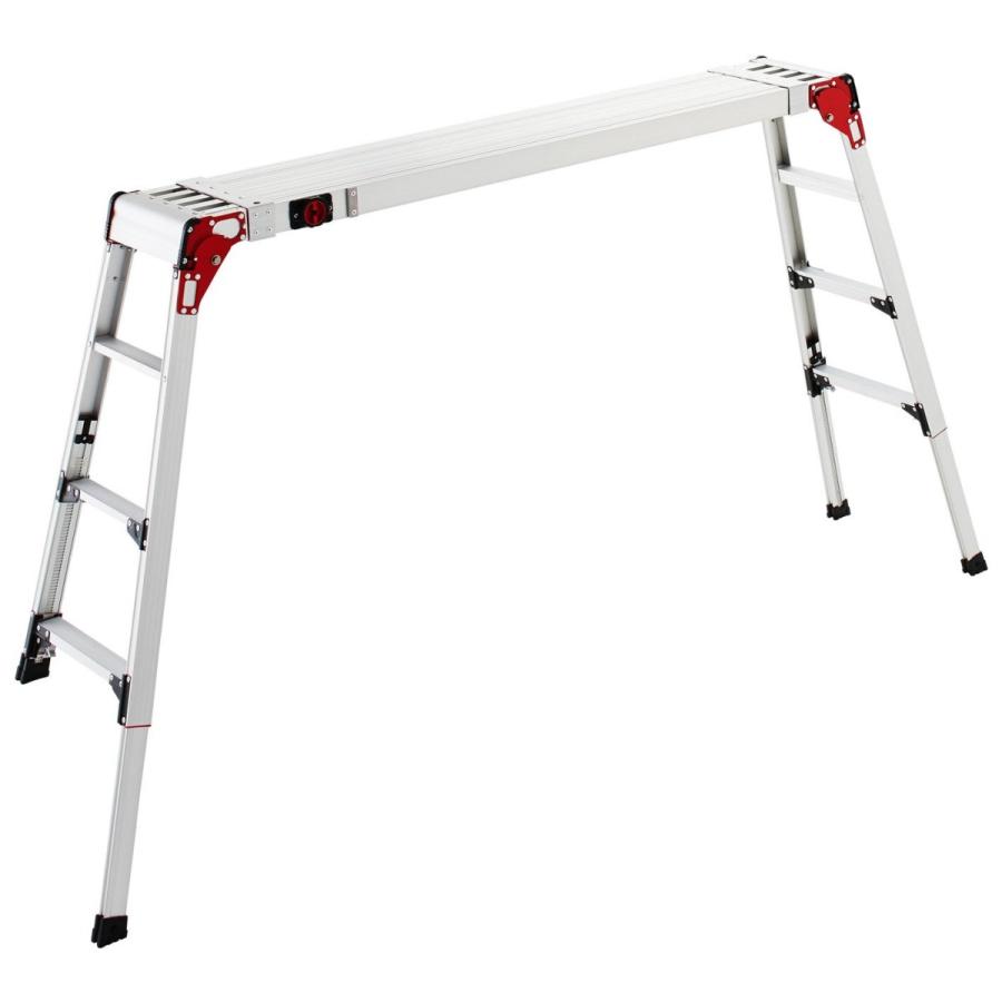 長谷川工業 在庫品即出荷 (ハセガワ) DSL1.0-2712 天板/脚部伸縮足場台