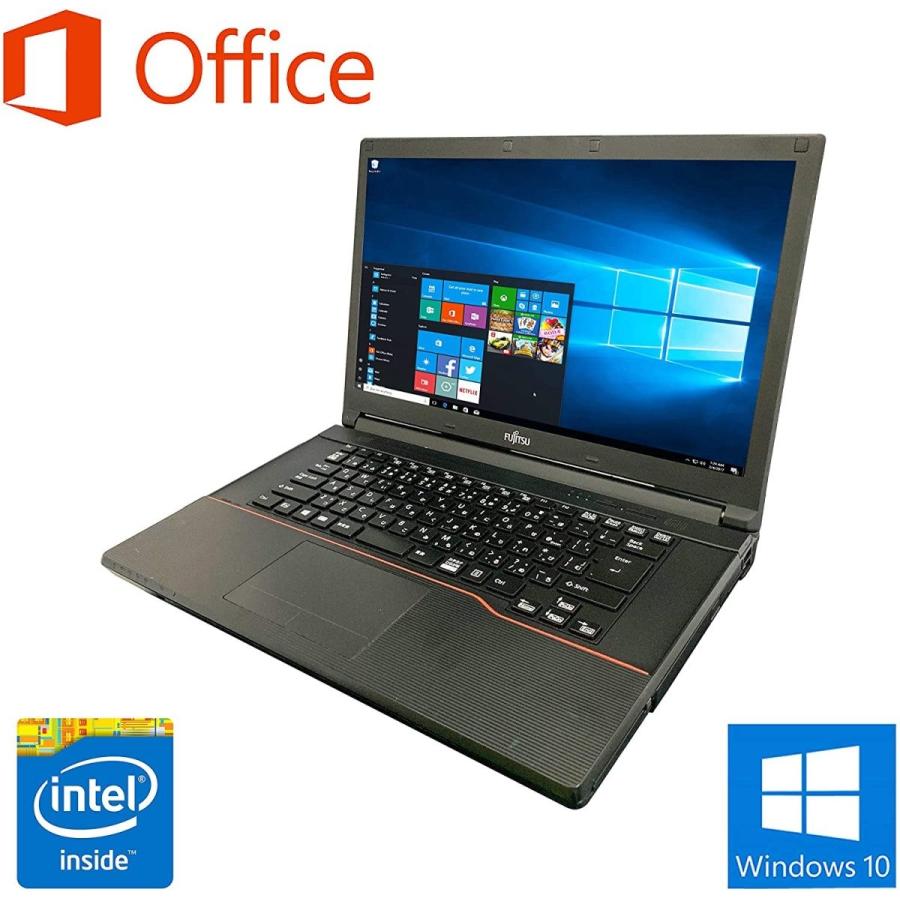 LIFEBOOK 中古パソコン 富士通 A553 Microsoft Office2019 Win10 新
