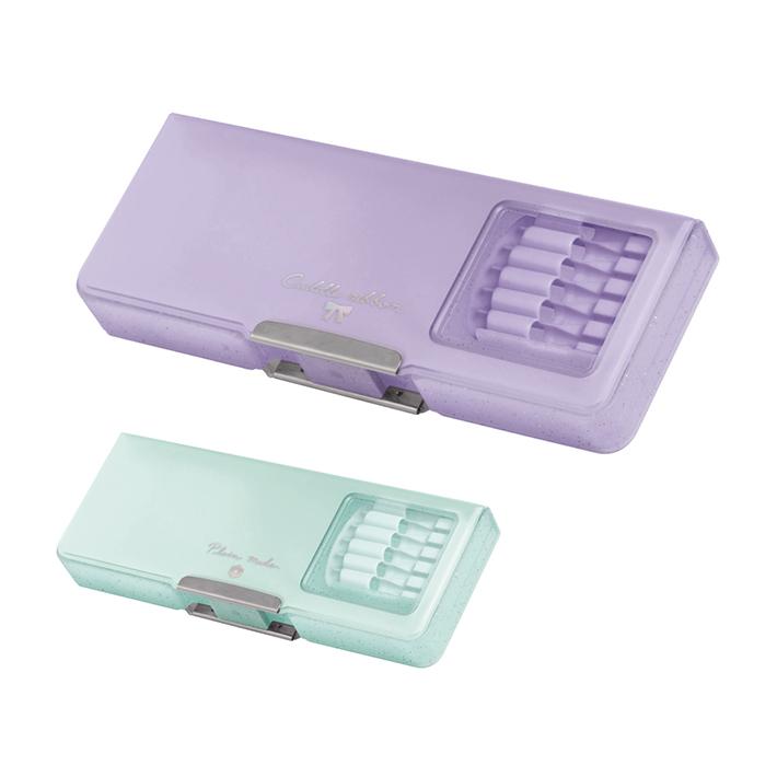 CRUX（クラックス） 筆箱 両面 コンパクト カルミエールクリア 新入学