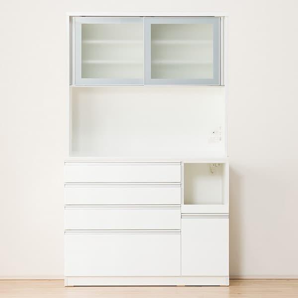 ニトリ（NITORI） 幅120cm キッチンボード( レジューム120-2AG-S WH