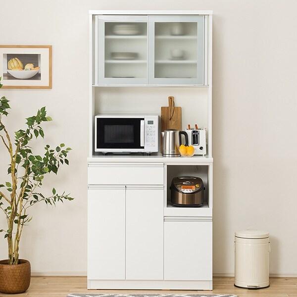 ニトリ（NITORI） 幅90 キッチンボード(レジューム 90AG-S WH/90TH-R