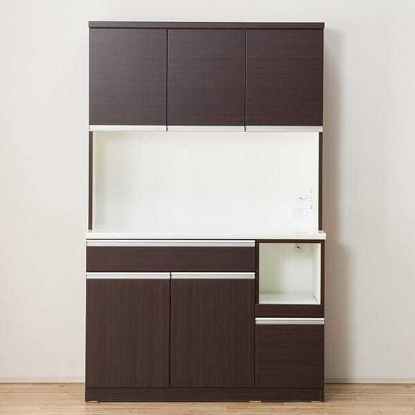 ニトリ（NITORI） 幅120cm キッチンボード( レジューム120-2TF-H DBR