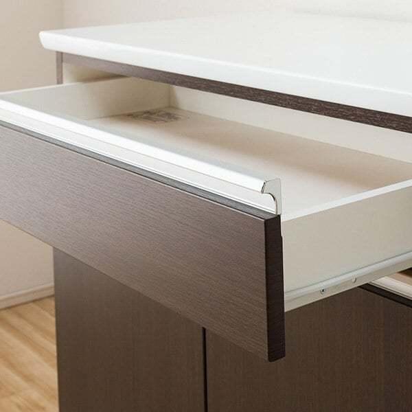 ニトリ（NITORI） 幅120cm キッチンボード( レジューム120-2TF-H DBR