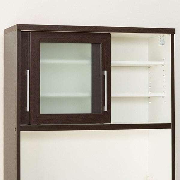 ニトリ（NITORI） 幅90 キッチンボード(レジューム 90TG-S DBR/90QH-R