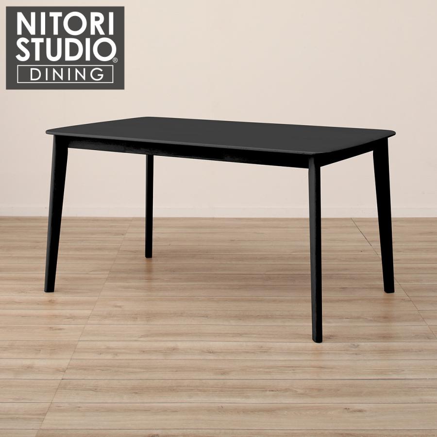 ニトリ（NITORI） ダイニングテーブル(Nコレクション T-01 135 BK