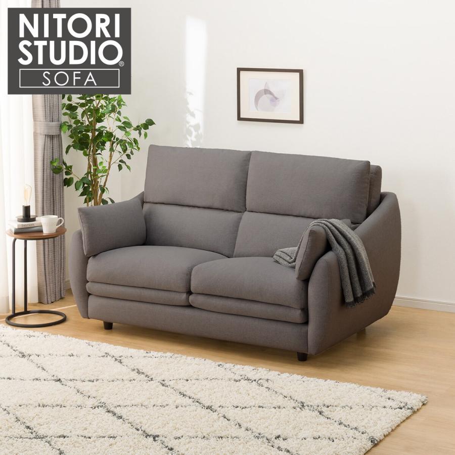 ニトリ（NITORI） 2人掛け布張りソファ(Nポケット BS09 AQ-MGY