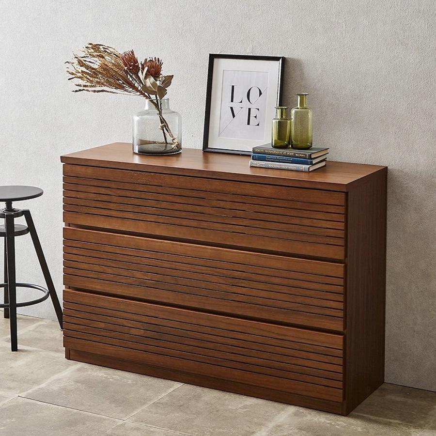 ニトリ（NITORI） 天然木工芸突板ローチェスト（120 WAL） ニトリ期間