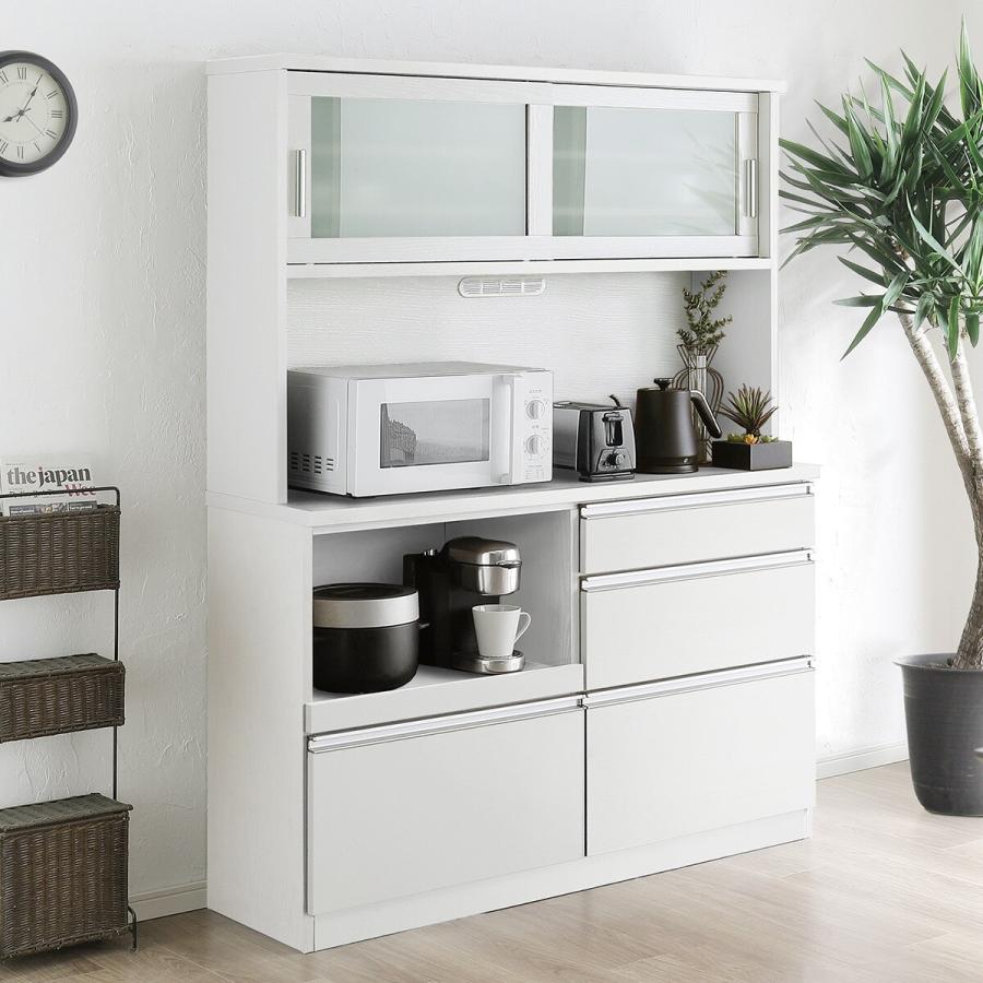 ニトリ（NITORI） 半透明ガラスのキッチンボード (幅140cm WW