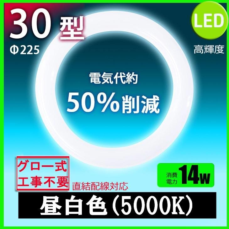 NISSIN LUX led蛍光灯丸型30w形 昼白色 LEDランプ丸形30W型 LED蛍光灯
