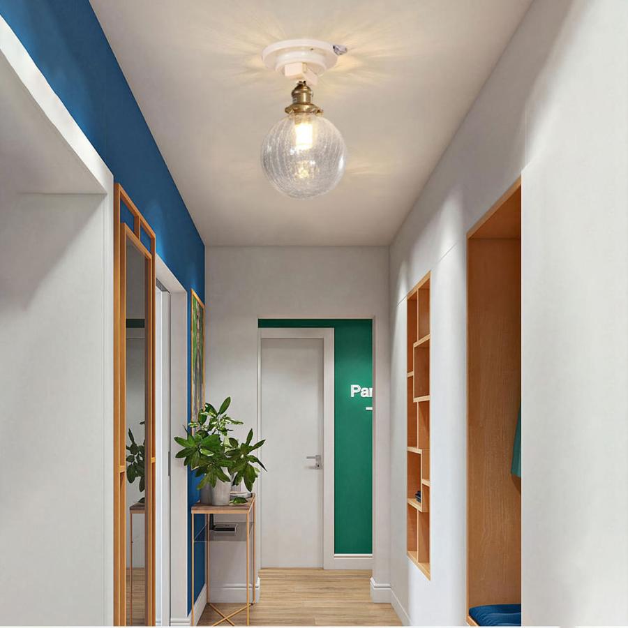 NISSIN LUX シーリングライト おしゃれ 北欧 E17 led対応 北欧 ガラス