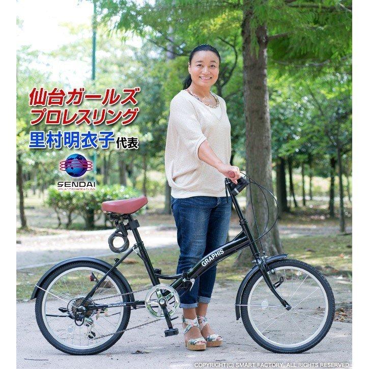 GRAPHIS（グラフィス） 自転車 折りたたみ 20インチ ワンランク上の