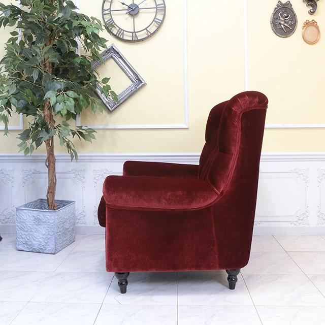 昭和レトロソファ アンティーク ウィングチェア 1人 一人掛け 1P 1