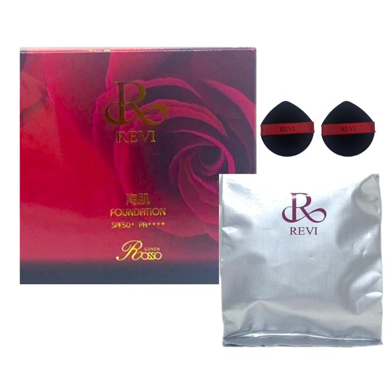 ルヴィ 陶肌ファンデーション レフィル 21ベージュ 15g 基礎化粧品