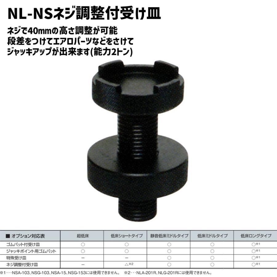 長崎ジャッキ用 ネジ調整付受け皿 NLG-G(NL-NS) 新品 : CarParts SORA