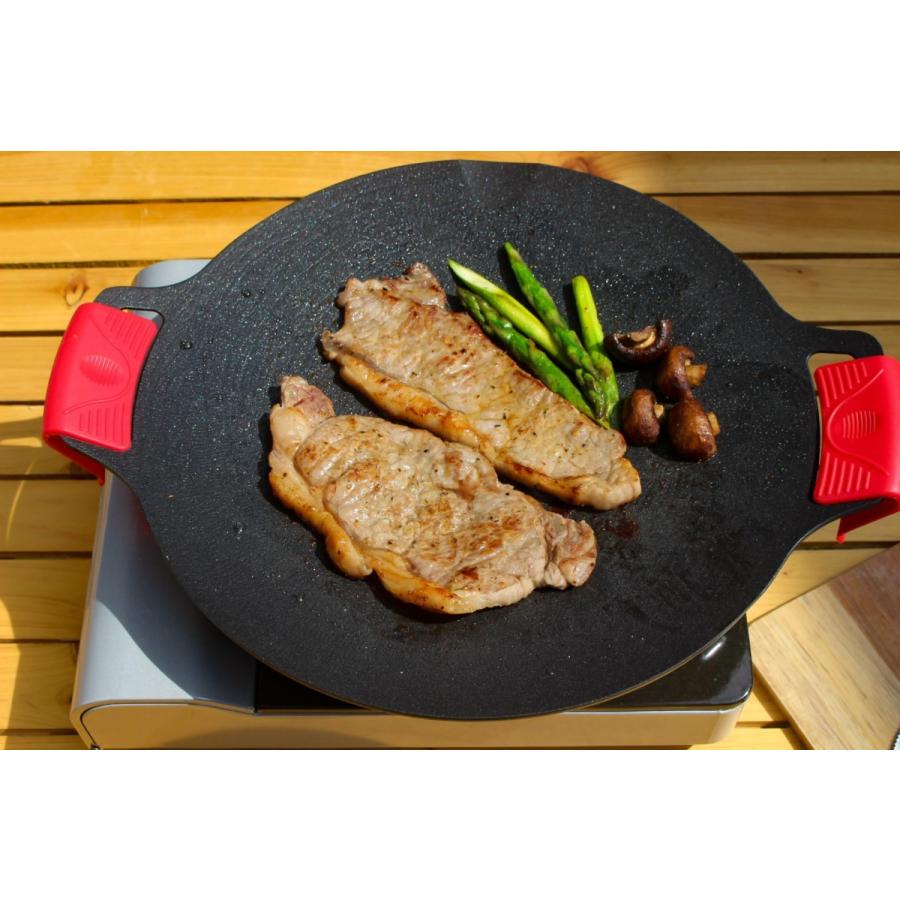 JHQ マルチグリドル 33cm アウトドア キャンプ 鉄板 軽量 IH対応 正規