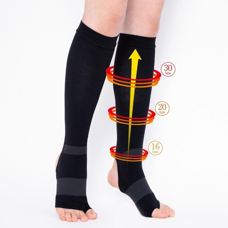 兼子ただしさん監修 S足袋サポーター ブラック ベージュ 株式会社SSS